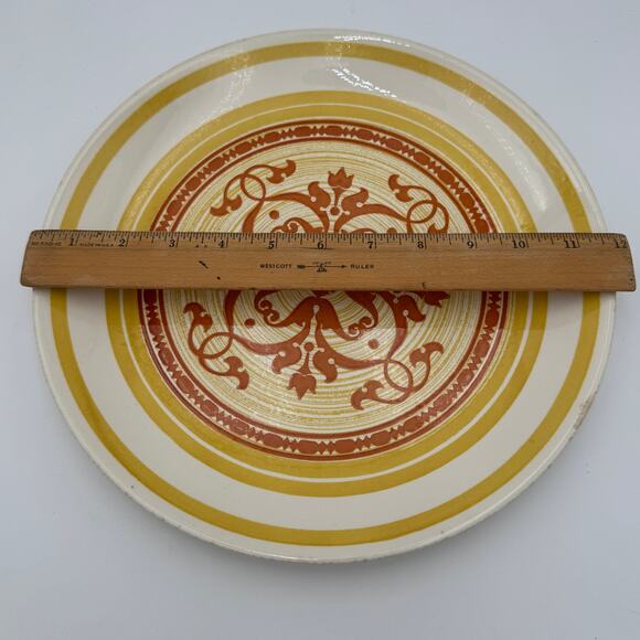 Vintage Cavalier Ironstone Chop Plate Pattern RYL404 by Royal (USA) - Picture 7 of 8